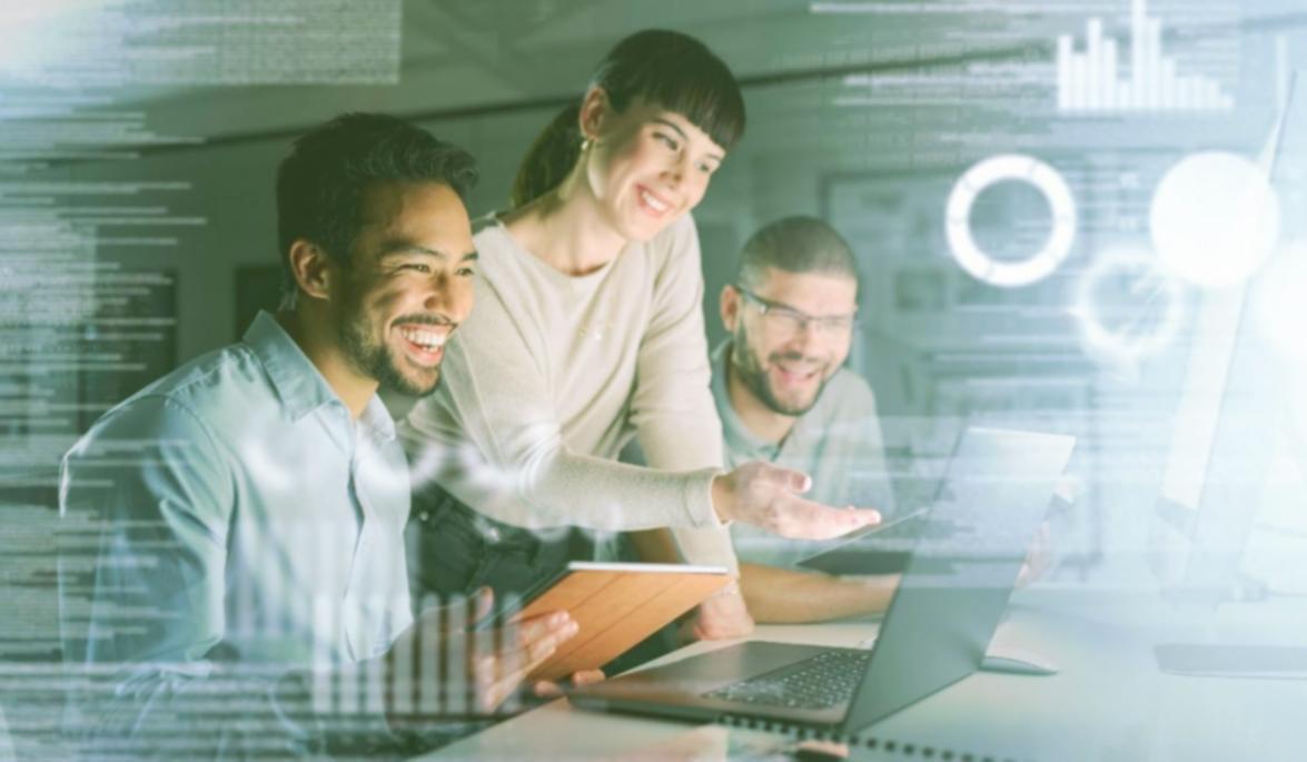 Technical team collaborating on system architecture planning with diagrams and infrastructure documentation